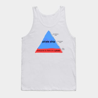 Hierarchy of Needs: Piracy Tank Top